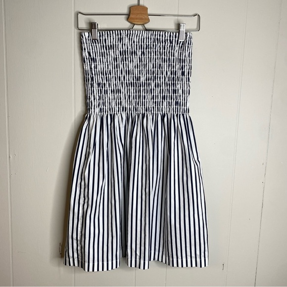 ATM Anthony Thomas Melillo Smocked‎ Poplin Dress cotton sleeveless Anthropologie - Picture 6 of 6